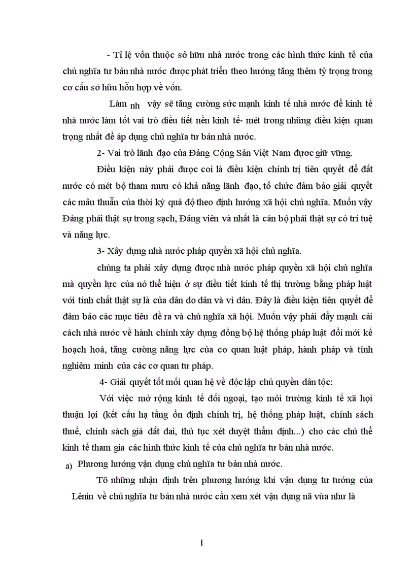 image for page Sự vận dụng lý luận của lênin về chủ nghĩa tư bản nhà nước ở việt nam 1