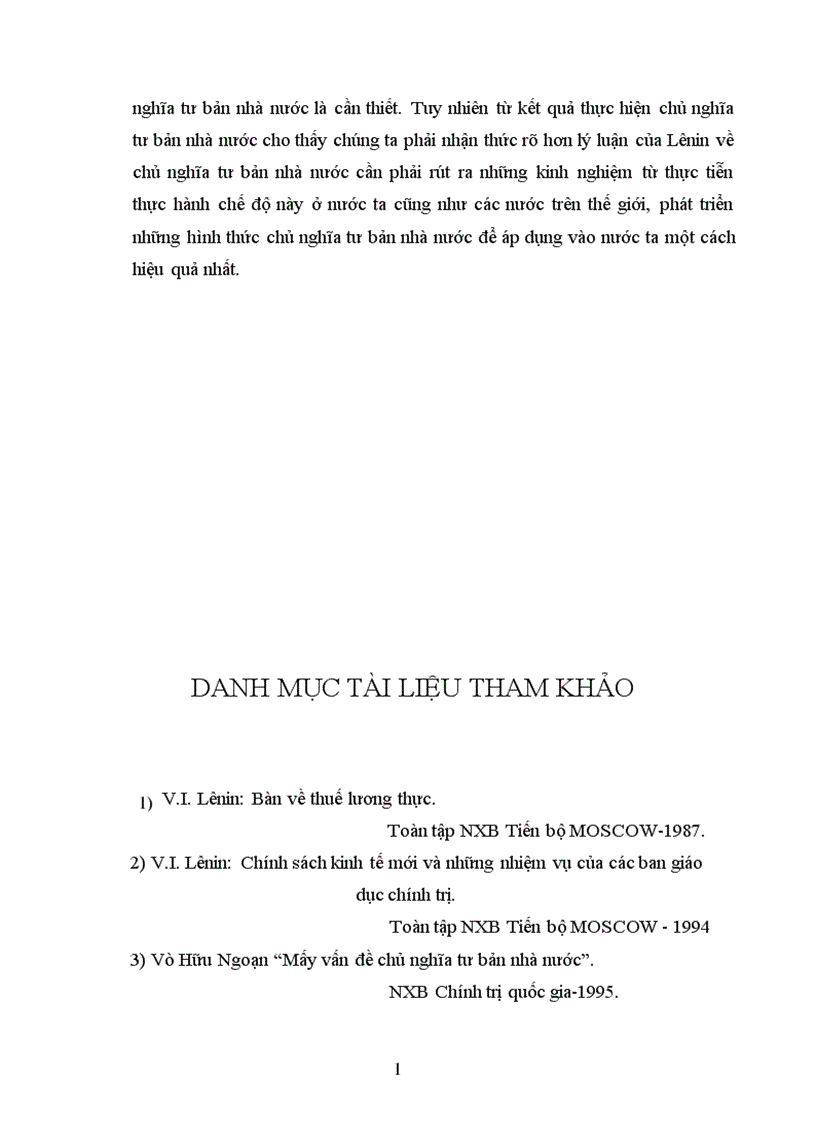 image for page Sự vận dụng lý luận của lênin về chủ nghĩa tư bản nhà nước ở việt nam 1