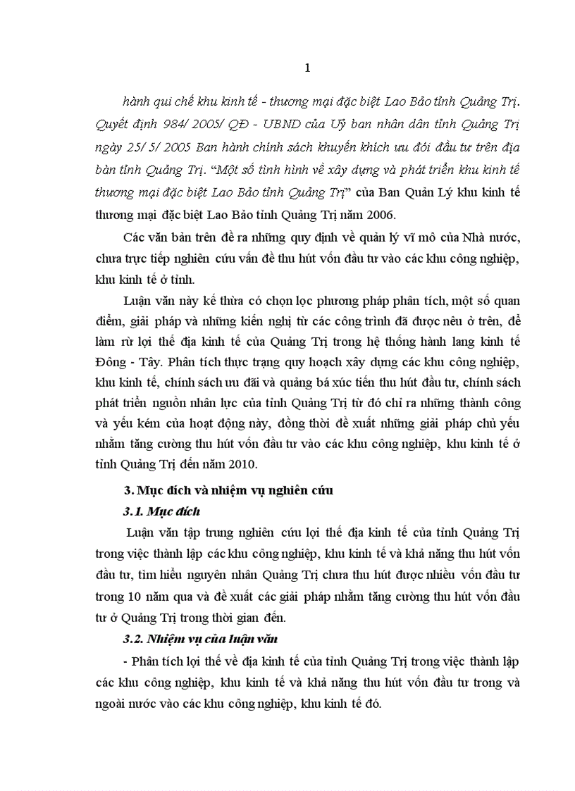 image for page Thu hút vốn đầu tư vào các khu công nghiệp khu kinh tế ở tỉnh Quảng Trị