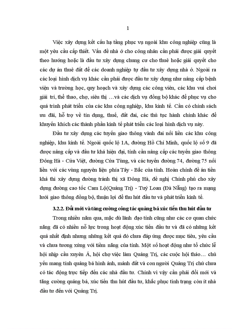 image for page Thu hút vốn đầu tư vào các khu công nghiệp khu kinh tế ở tỉnh Quảng Trị