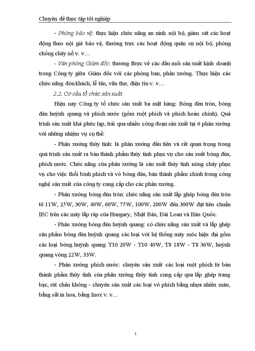 image for page Chi phí sản xuất điều kiện và các giải pháp hạ thấp chi phí sản xuất kinh doanh tại Công ty Bóng đèn Phích nước Rạng Đông