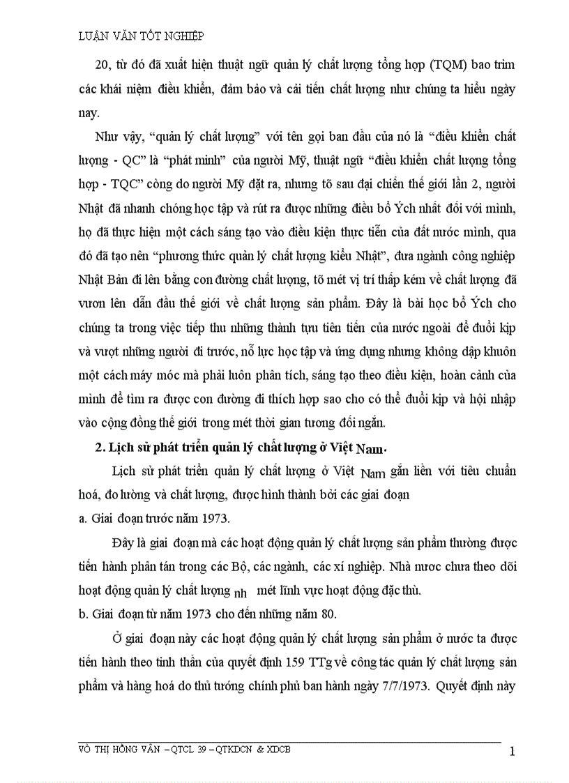 image for page Những biện pháp để duy trì và phát triển việc áp dụng hệ thống quản lý chất lượng theo ISO 9002 ở Công ty da giầy Hà Nội 1