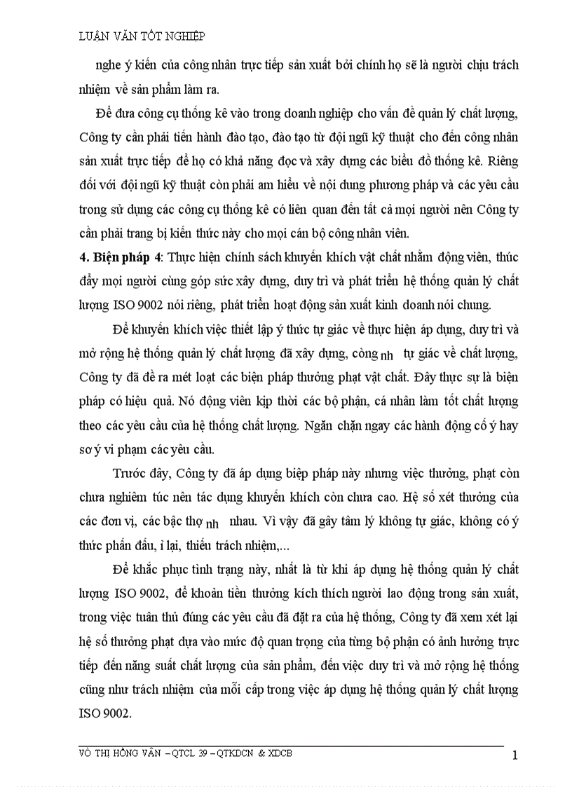 image for page Những biện pháp để duy trì và phát triển việc áp dụng hệ thống quản lý chất lượng theo ISO 9002 ở Công ty da giầy Hà Nội 1