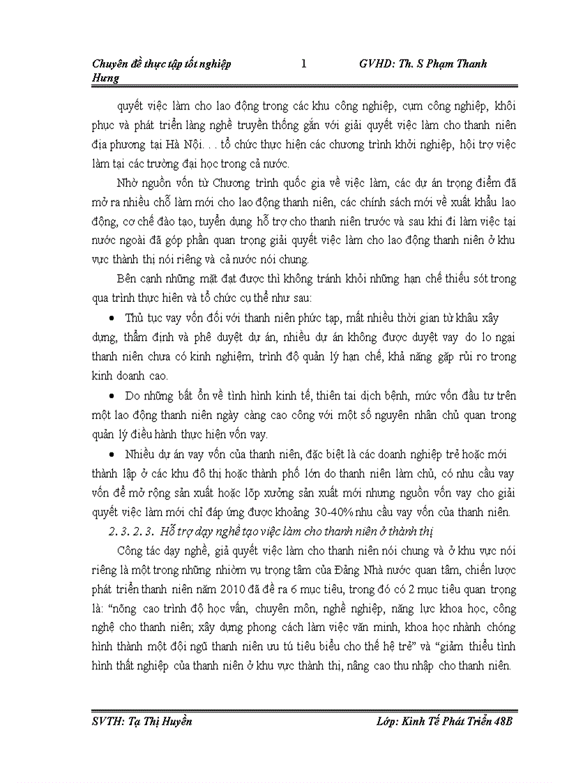 image for page Giải pháp giải quyết việc làm cho lực lượng lao động thanh niên trong khu vực thành thị đến năm 2020
