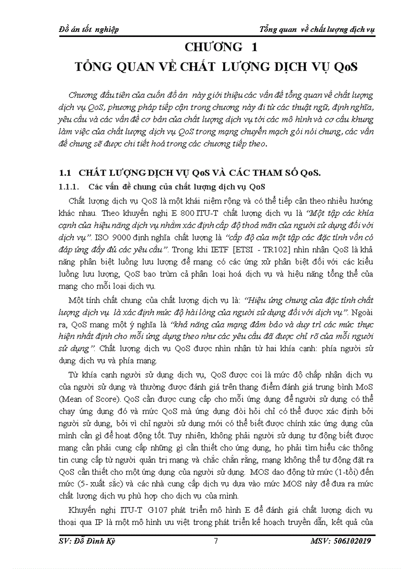 image for page Tổng quan về chât lượng dịch vụ QoS