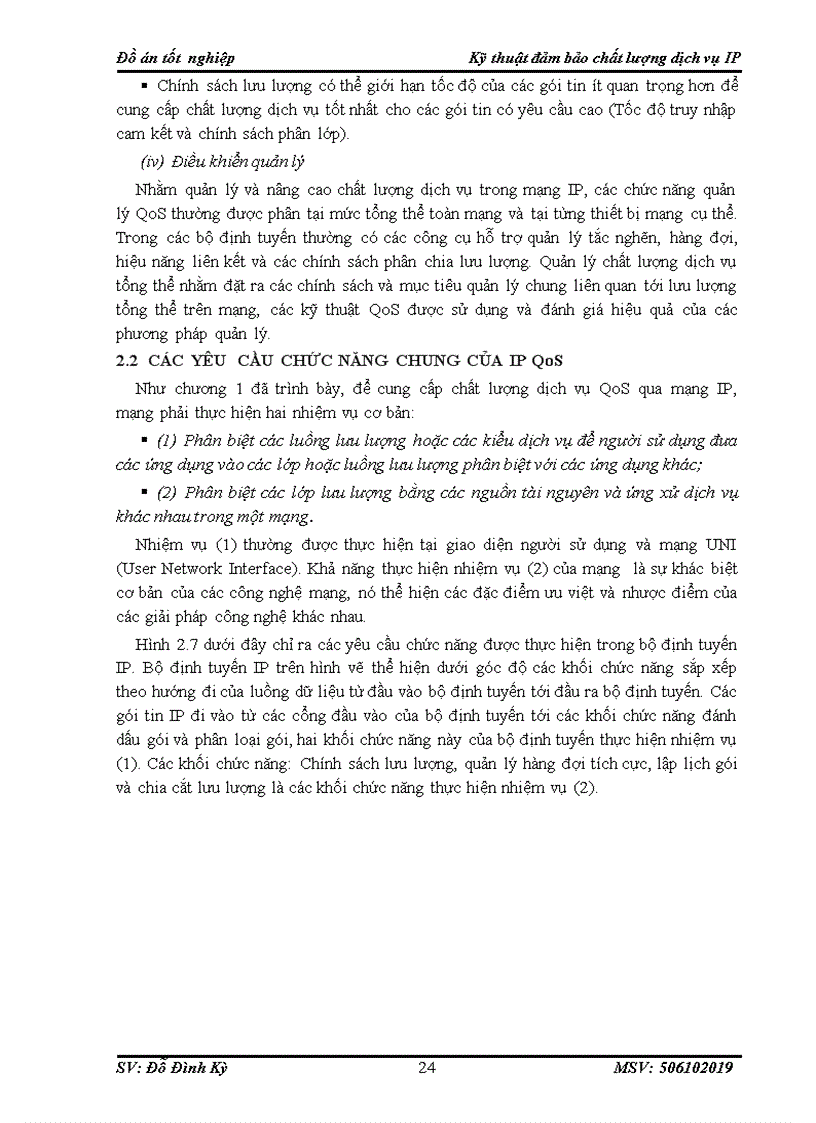 image for page Tổng quan về chât lượng dịch vụ QoS