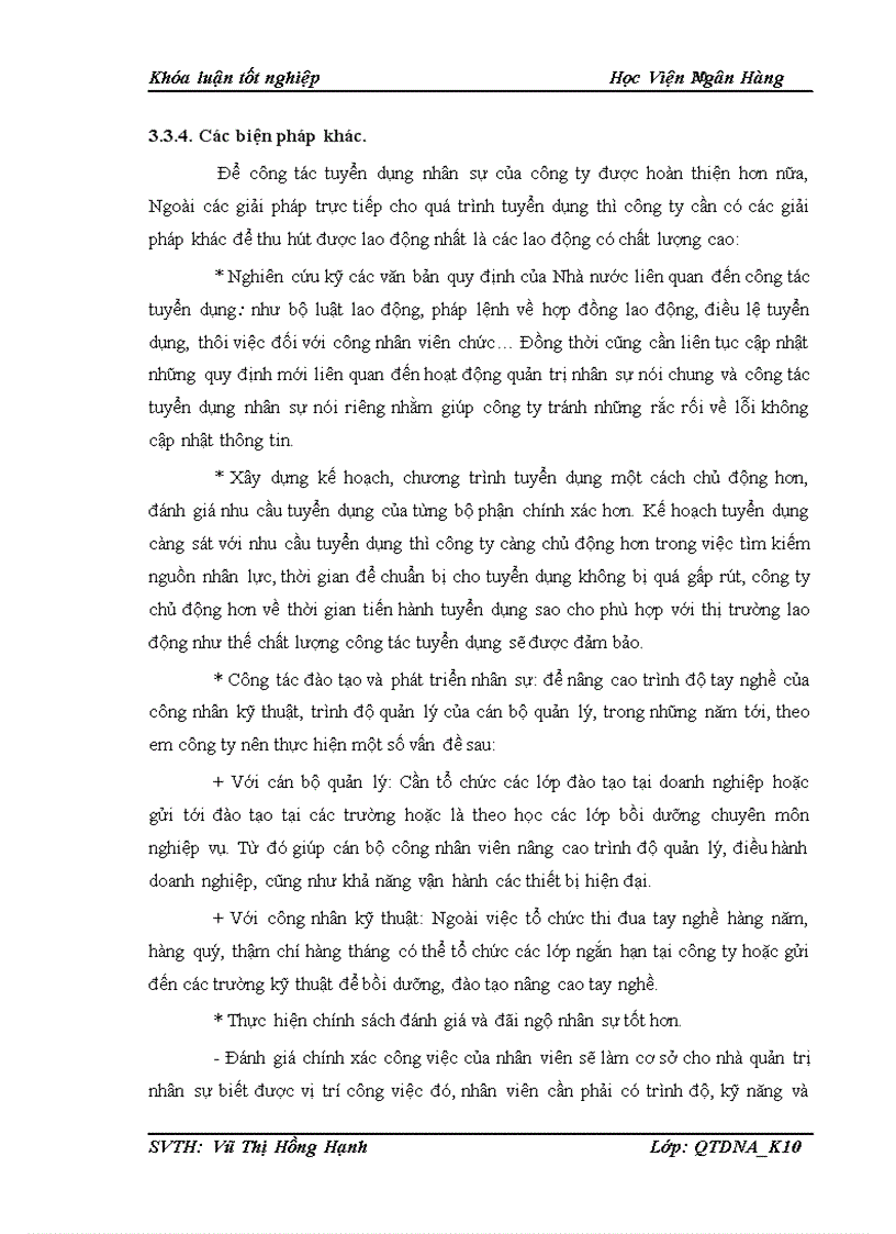 image for page Thực trạng và một số giải pháp nhằm nâng cao công tác tuyển dụng nhân sự tại Công ty trách nhiệm hữu hạn T A