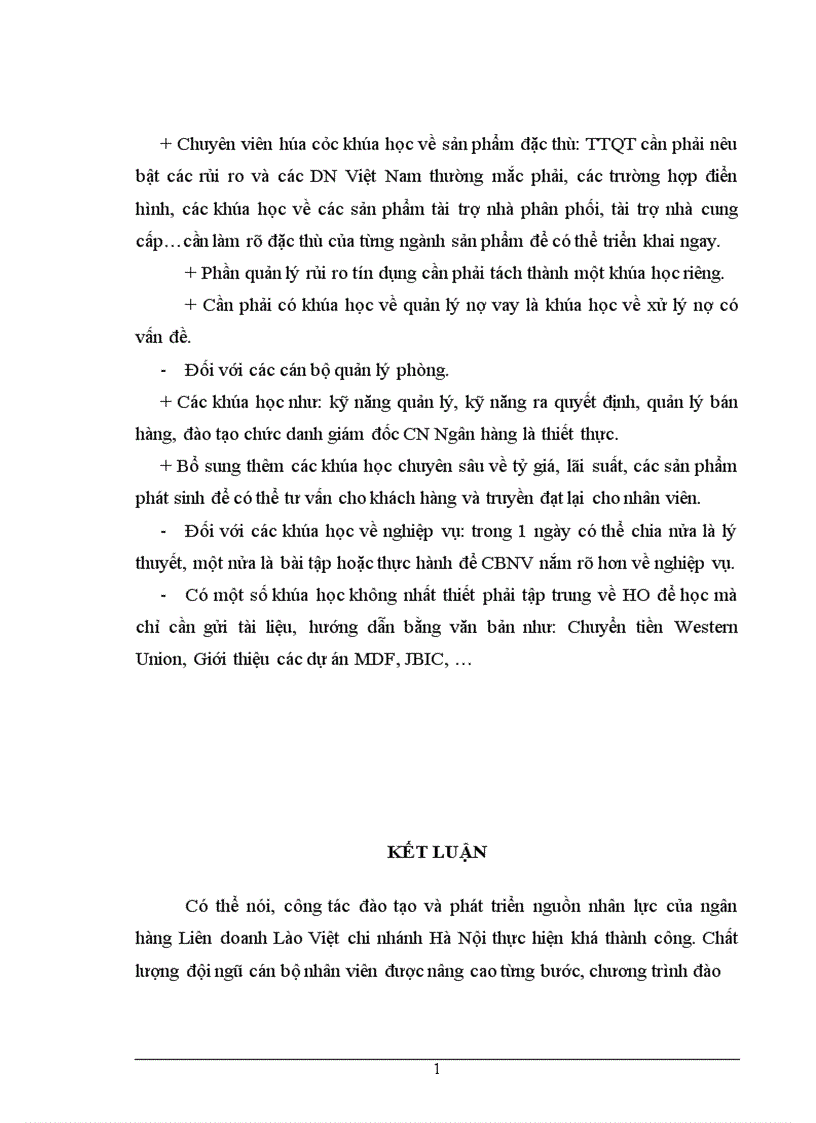 image for page Một số giải pháp nhằm hoàn thiện công tác đào tạo và phát triển nguồn nhân lực cho Ngân hàng Liên doanh Lào Việt chi nhánh Hà Nội