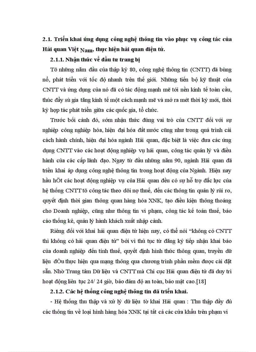 image for page Thực tiễn tổ chức áp dụng Thủ tục Hải quan điện tử tại Việt Nam