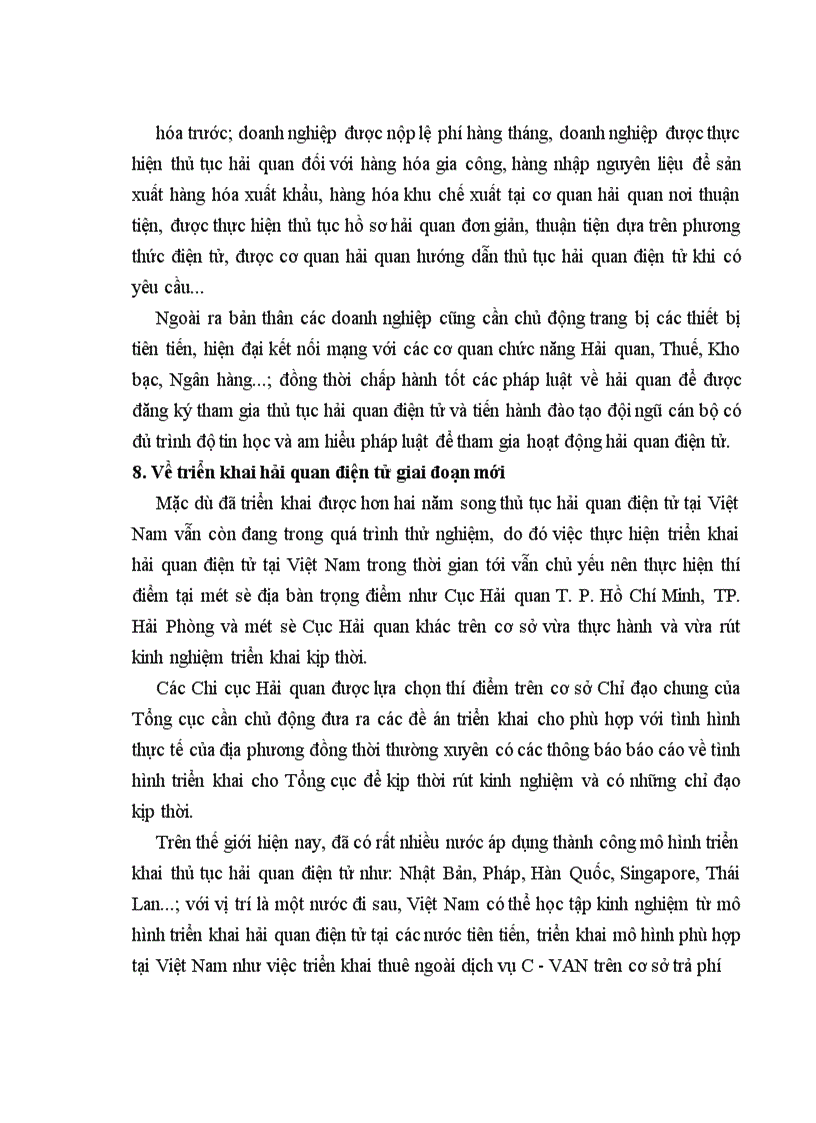image for page Thực tiễn tổ chức áp dụng Thủ tục Hải quan điện tử tại Việt Nam