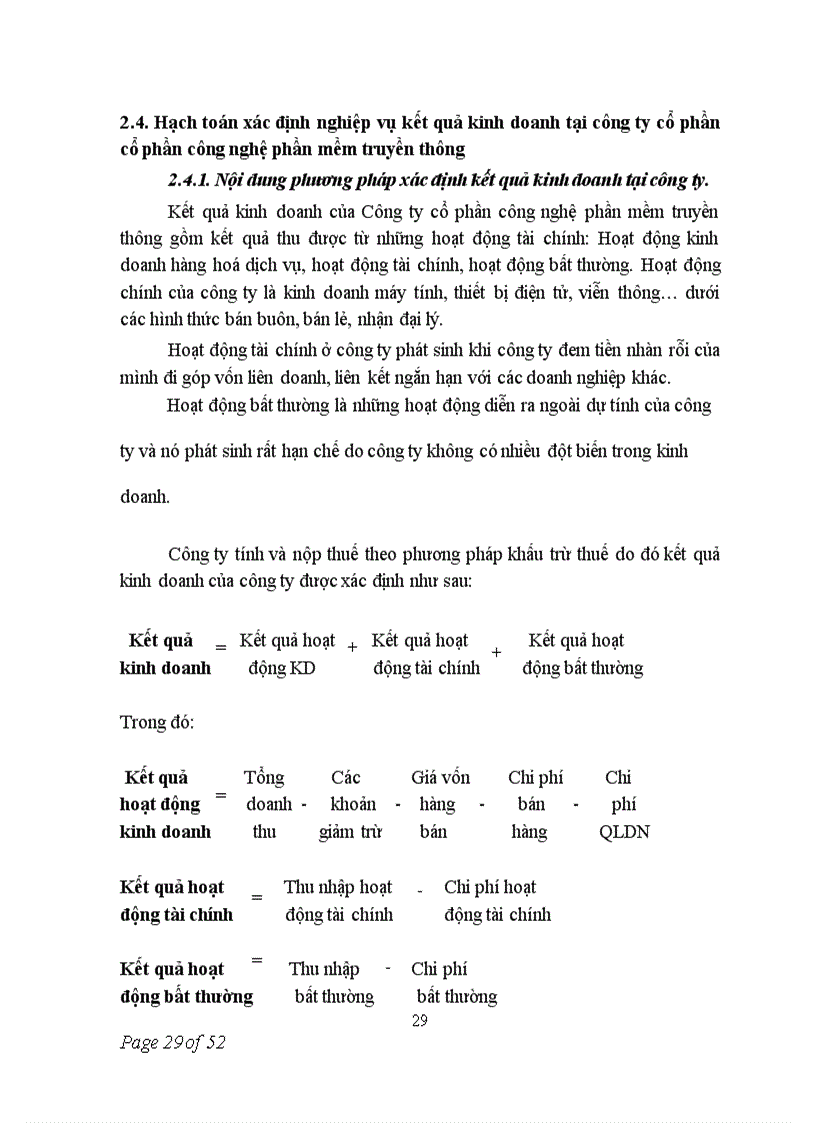 image for page Kế toán tiêu thụ hàng hóa và xác định kết quả tiêu thụ hàng hóa tại công ty cổ phần công nghệ phần mềm truyền thông