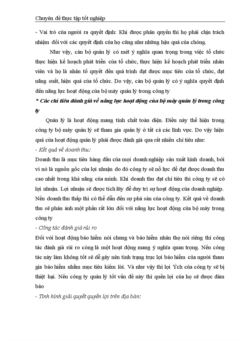 image for page Nâng cao năng lực hoạt động của bộ máy quản lý ở công ty bảo hiểm nhân thọ Thanh Hoá