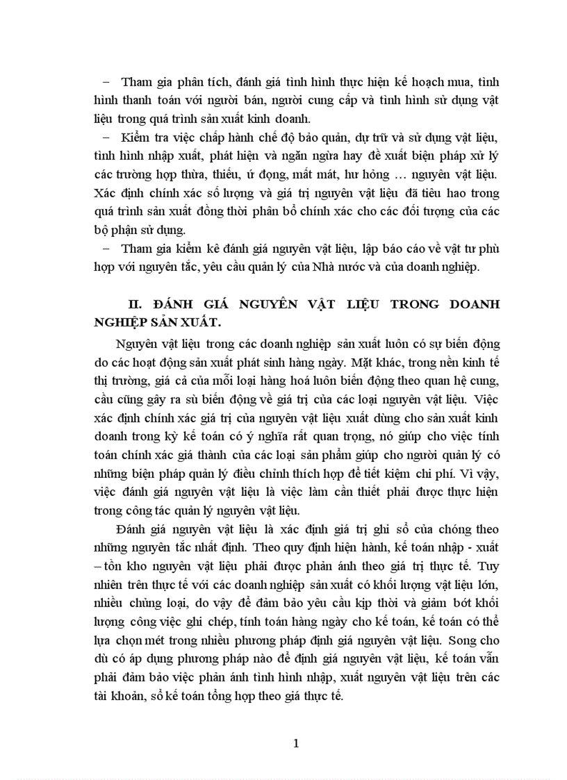 image for page Tổ chức hạch toán nguyên vật liệu tại Công ty dệt Minh Khai 1