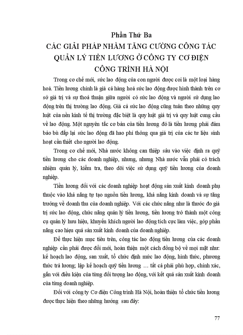 image for page Một số biện pháp nhằm tăng cường công tác quản lý tiền lương tại công ty Cơ điện Công trình Hà Nội