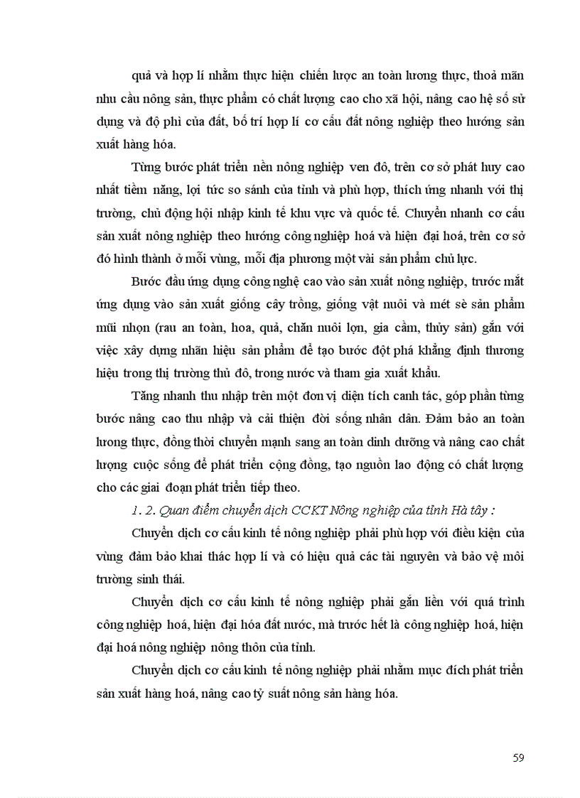 image for page Chuyển dịch cơ cấu kinh tế nông nghiệp Hà tây thực trạng và giải pháp 1