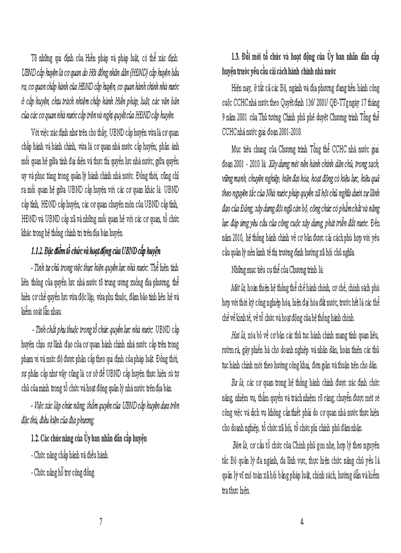 image for page Đổi mới tổ chức và hoạt động của ủy ban nhân dân cấp huyện ở nước ta hiện nay