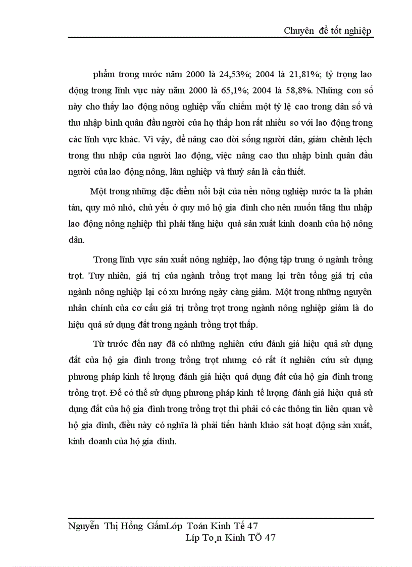 image for page Thực trạng về sử dụng đất trong ngành trồng trọt ở ĐBSH