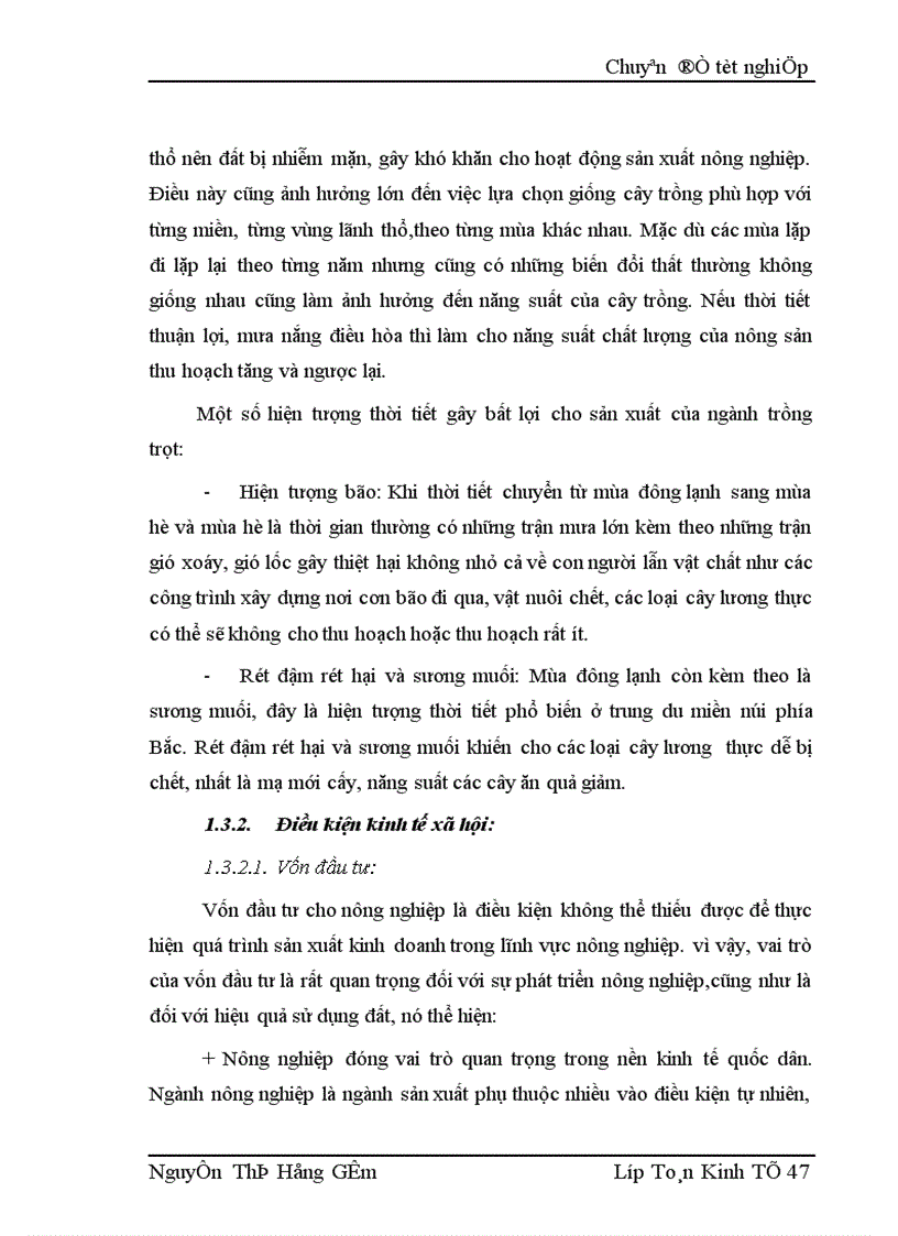 image for page Thực trạng về sử dụng đất trong ngành trồng trọt ở ĐBSH