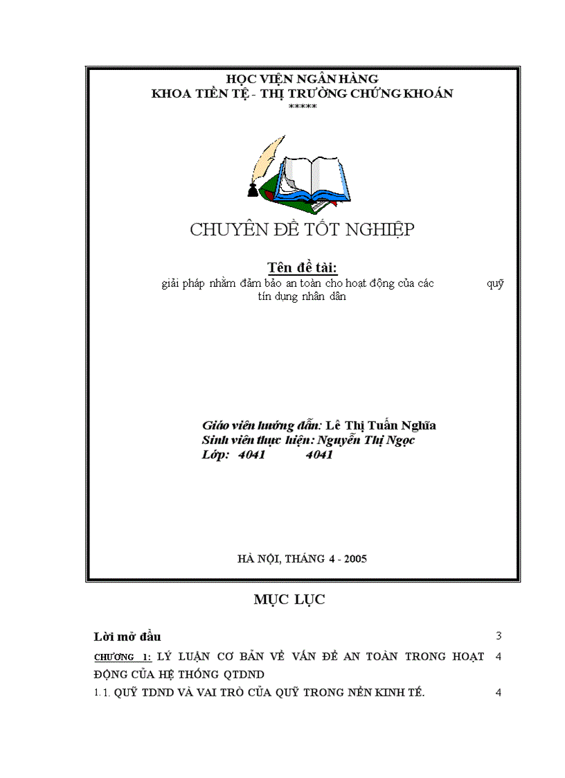 image for page Giải pháp nhằm đảm bảo an toàn cho hoạt động của các Quỹ tín dụng nhân dân