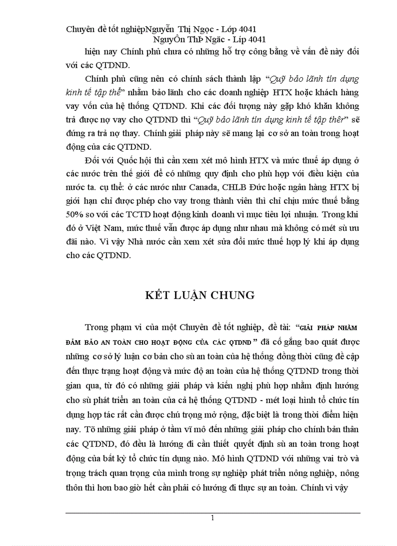 image for page Giải pháp nhằm đảm bảo an toàn cho hoạt động của các Quỹ tín dụng nhân dân
