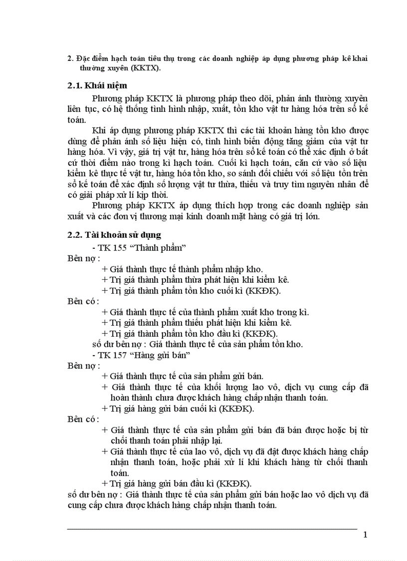 image for page Hoàn thiện hạch toán tiêu thụ và xác định kết quả tiêu thụ tại Công ty điện tử viễn thông quân đôị 1