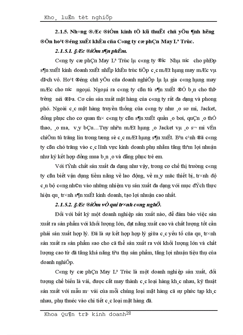image for page Một số giải pháp nhằm thúc đẩy hoạt động xuất khẩu hàng may mặc tại Công ty cổ phần May Lê Trực 1
