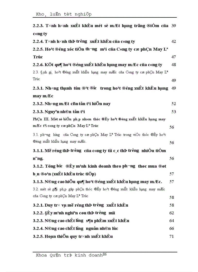 image for page Một số giải pháp nhằm thúc đẩy hoạt động xuất khẩu hàng may mặc tại Công ty cổ phần May Lê Trực 1