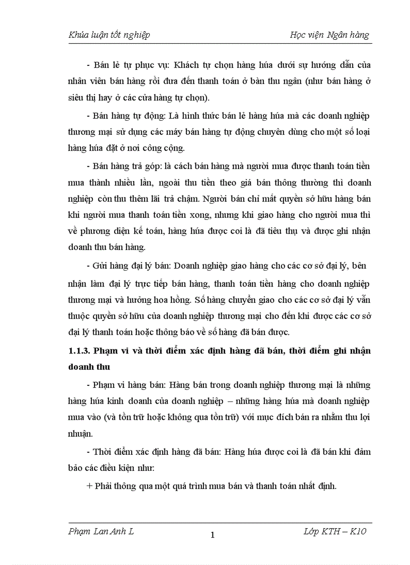 image for page Kế toán bán hàng và xác định kết quả bán hàng tại công ty TNHH thương mại Yến Huân 1