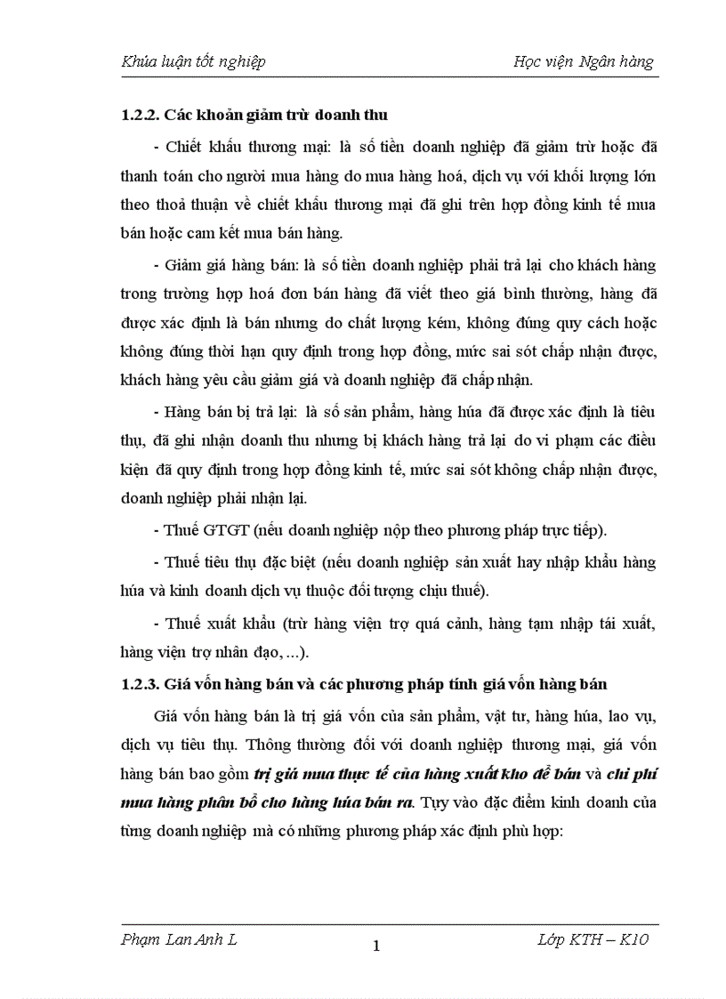 image for page Kế toán bán hàng và xác định kết quả bán hàng tại công ty TNHH thương mại Yến Huân 1