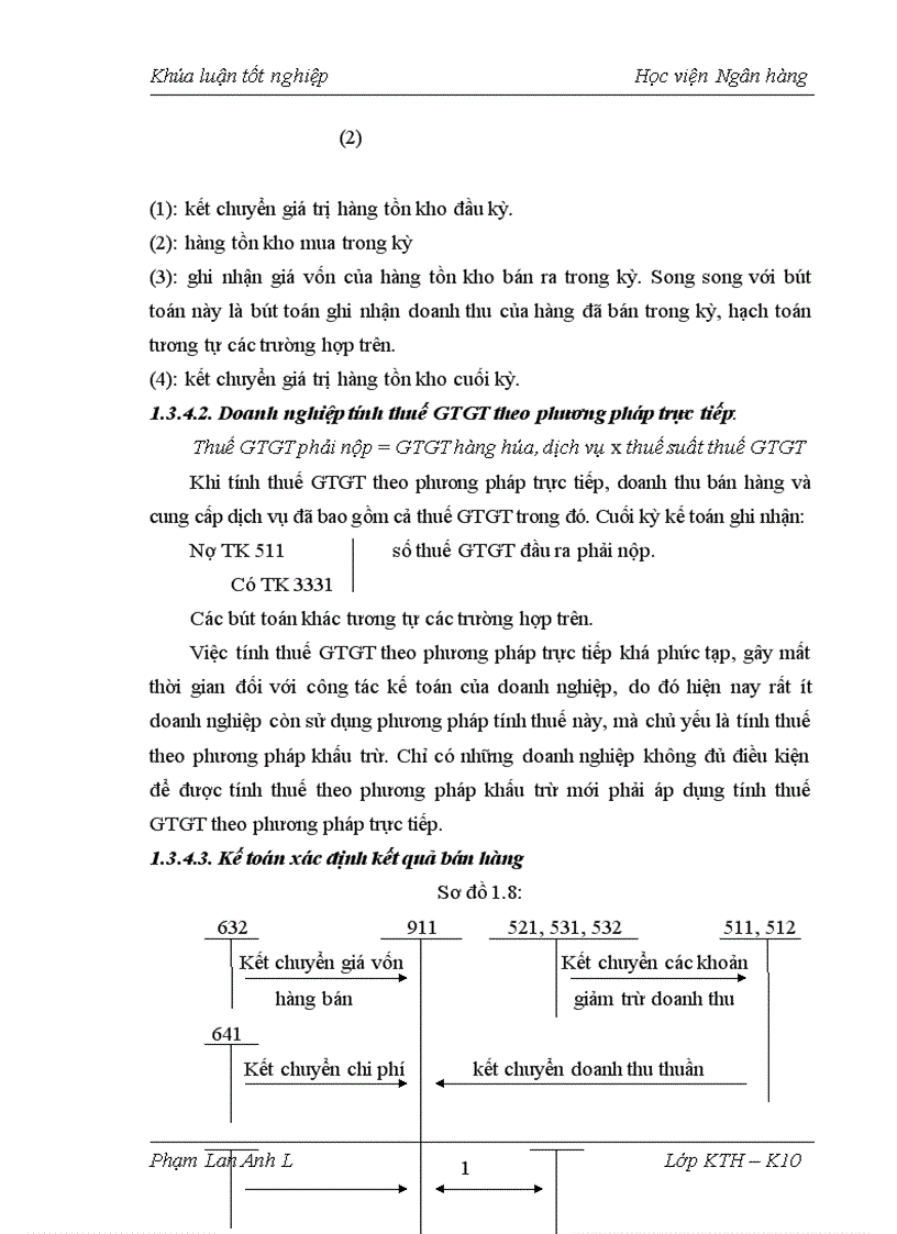 image for page Kế toán bán hàng và xác định kết quả bán hàng tại công ty TNHH thương mại Yến Huân 1