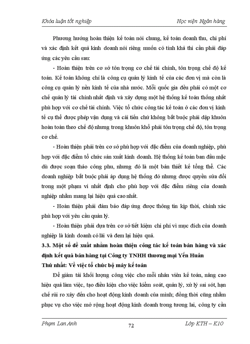 image for page Kế toán bán hàng và xác định kết quả bán hàng tại công ty TNHH thương mại Yến Huân 1