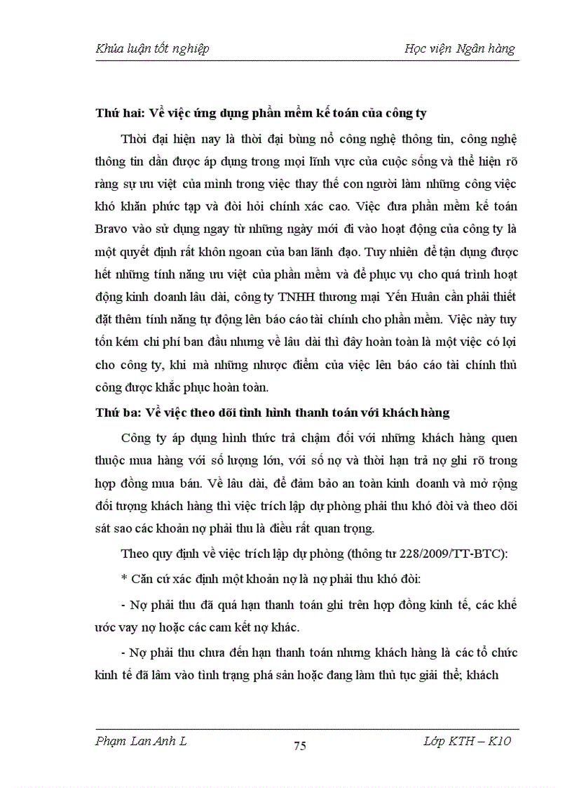 image for page Kế toán bán hàng và xác định kết quả bán hàng tại công ty TNHH thương mại Yến Huân 1