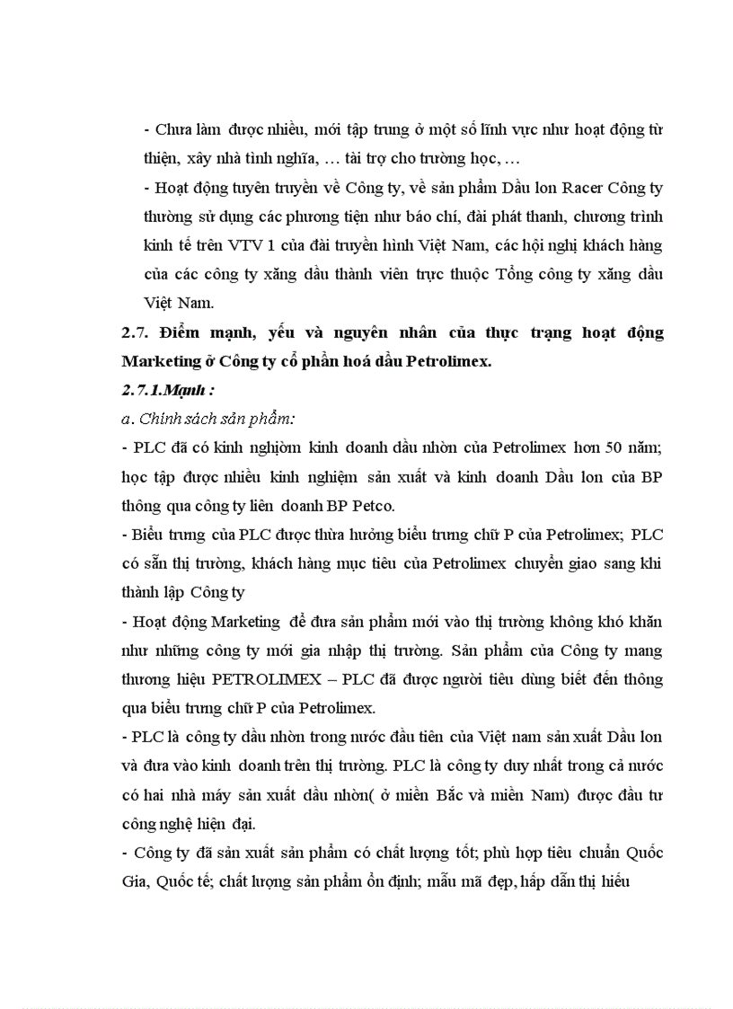 image for page Xây dựng hệ thống chính sách marketing Mix cho nhóm sản phẩm Dầu Mỡ Nhòn Lon Hộp ở Công ty Cổ phần Hóa dầu Petrolimex 1