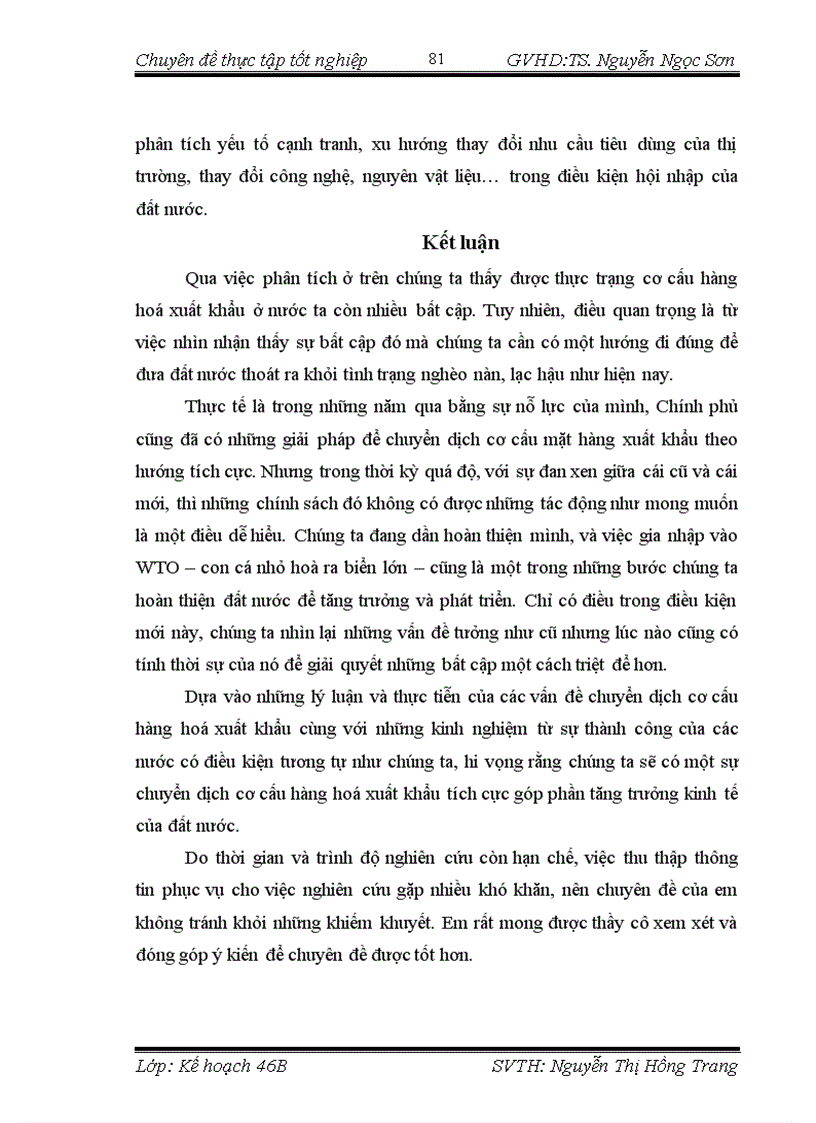 image for page Chuyển dịch cơ cấu mặt hàng xuất khẩu của Việt Nam thời kỳ hậu WTO