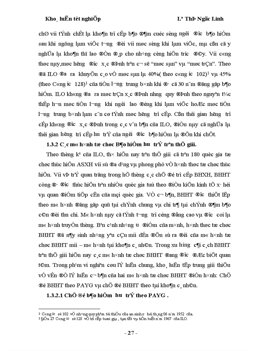 image for page Cải cách chế độ bảo hiểm hưu trí trên thế giới và một số bài học kinh nghiệm cho Việt Nam