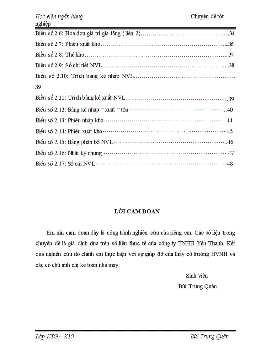 image for page Hoàn thiện tổ chức kế toán Nguyên vật liệu tại Công ty TNHH Yến Thanh