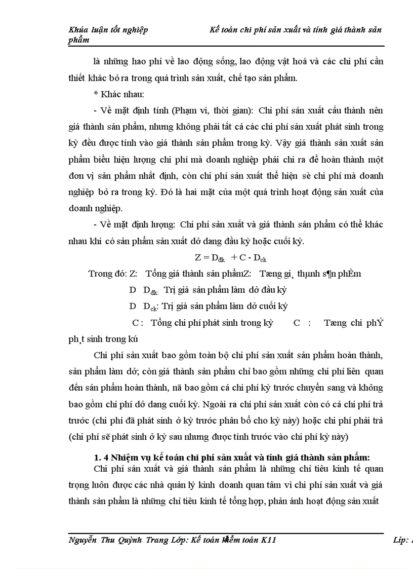image for page Kế toán chi phí sản xuất và tính giá thành sản phẩm tại Công ty cổ phần Quan hệ quốc tế đầu tư sản xuất 1