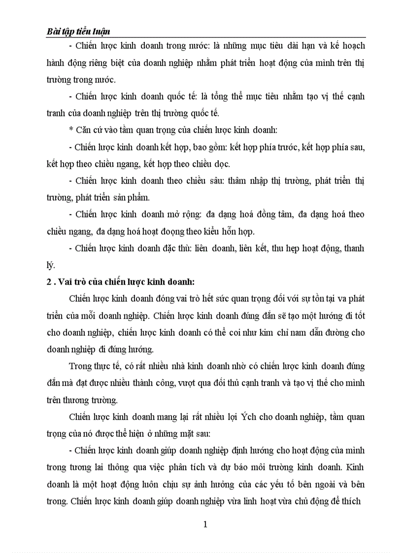 image for page Một số giải pháp nhằm xây dựng và thực hiện chiến lược kinh doanh