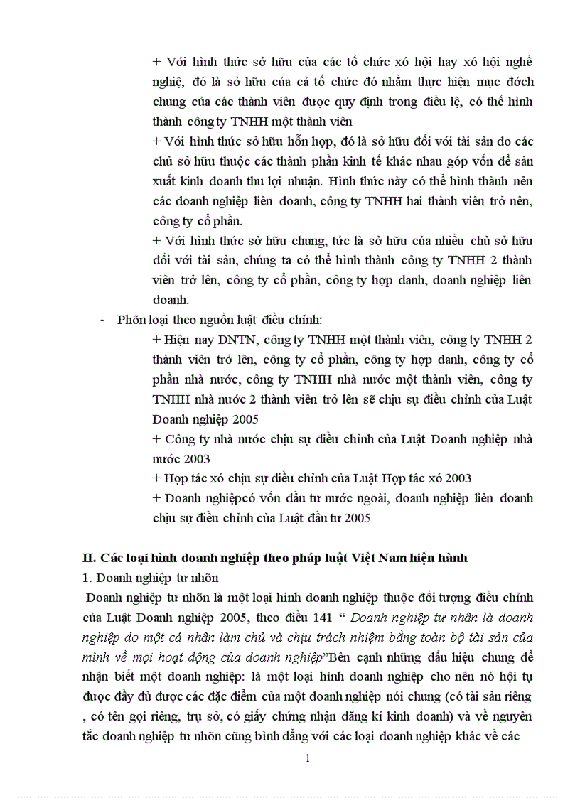 image for page Pháp luật về các hình thứcdoanh nghiệp 1
