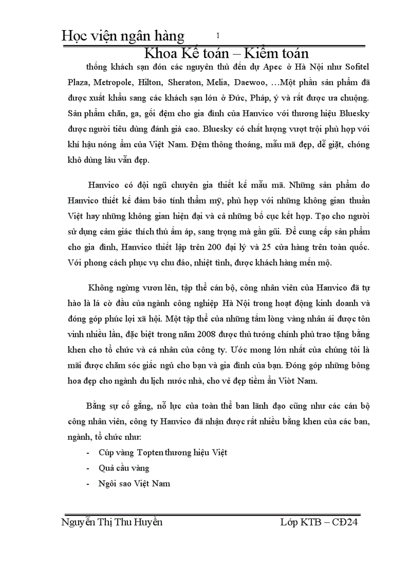 image for page Hoàn thiện công tác kế toán nguyên vật liệu tại công ty TNHH Hàn Việt 1