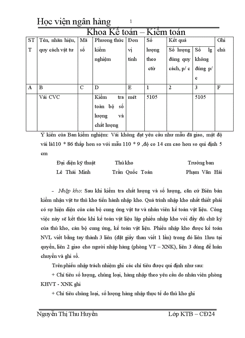 image for page Hoàn thiện công tác kế toán nguyên vật liệu tại công ty TNHH Hàn Việt 1