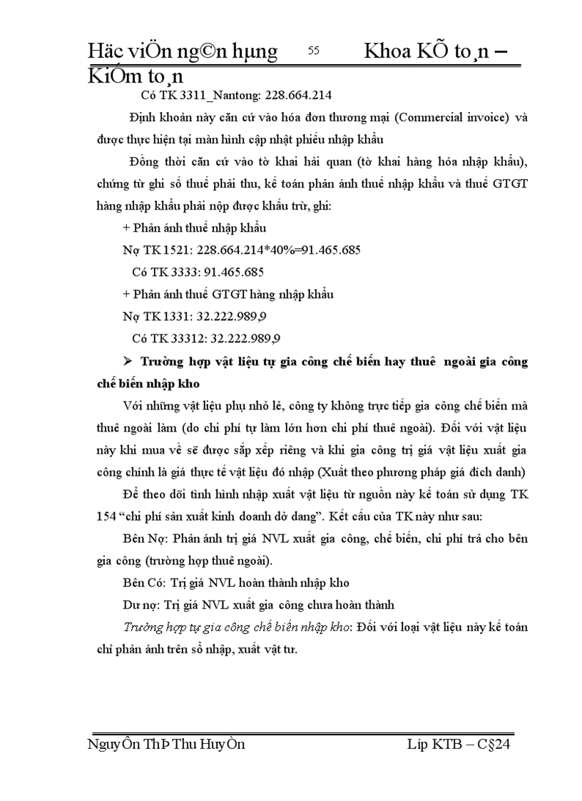 image for page Hoàn thiện công tác kế toán nguyên vật liệu tại công ty TNHH Hàn Việt 1