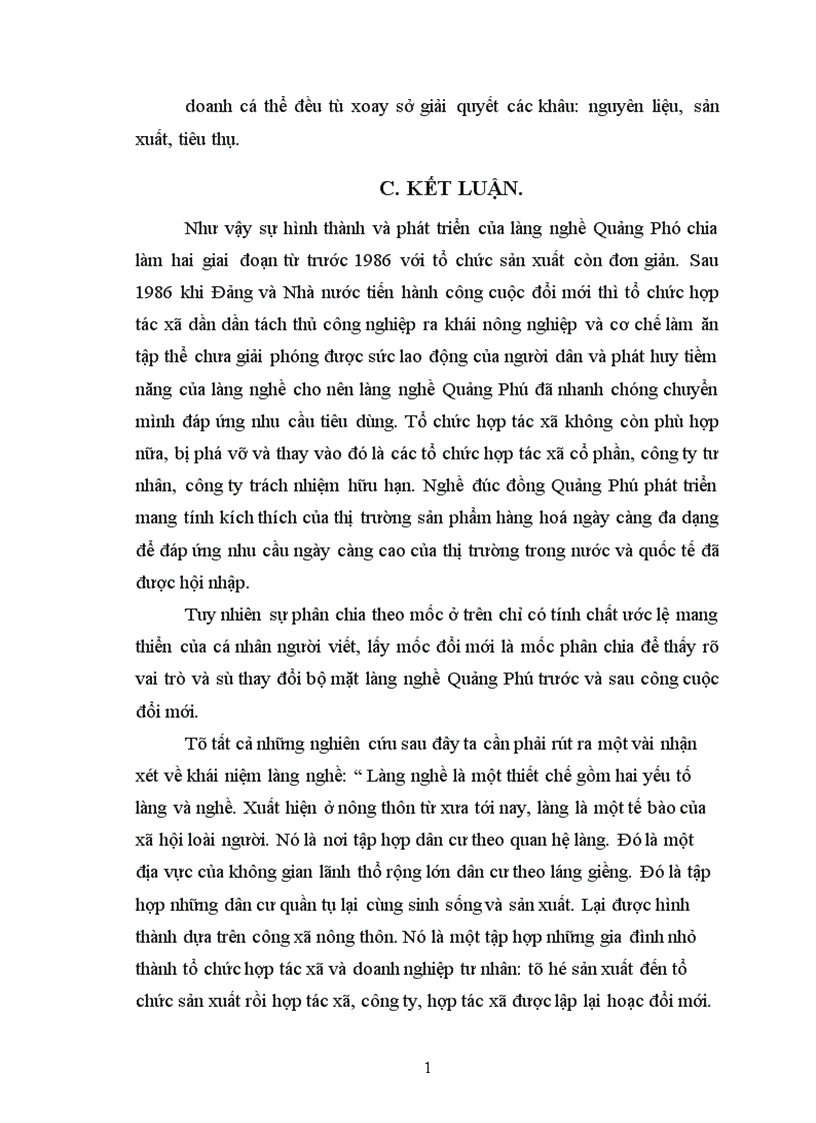 image for page Tác động của nghê đúc đồng Quảng Phú đối với đời sống kinh tế văn hoá của địa phương