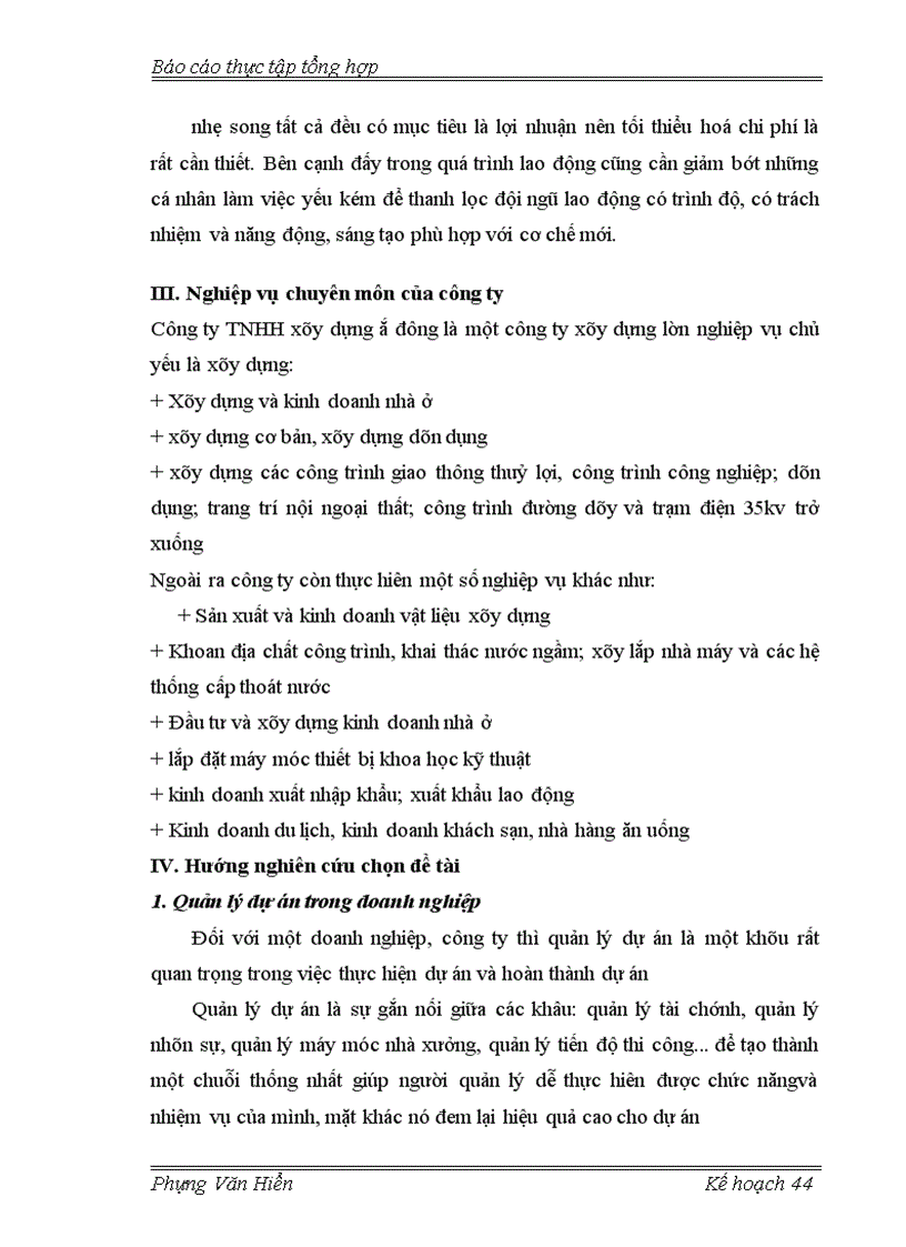 image for page Báo cáo thực tập tổng hợp tại công ty TNHH xây dựng Á Đông