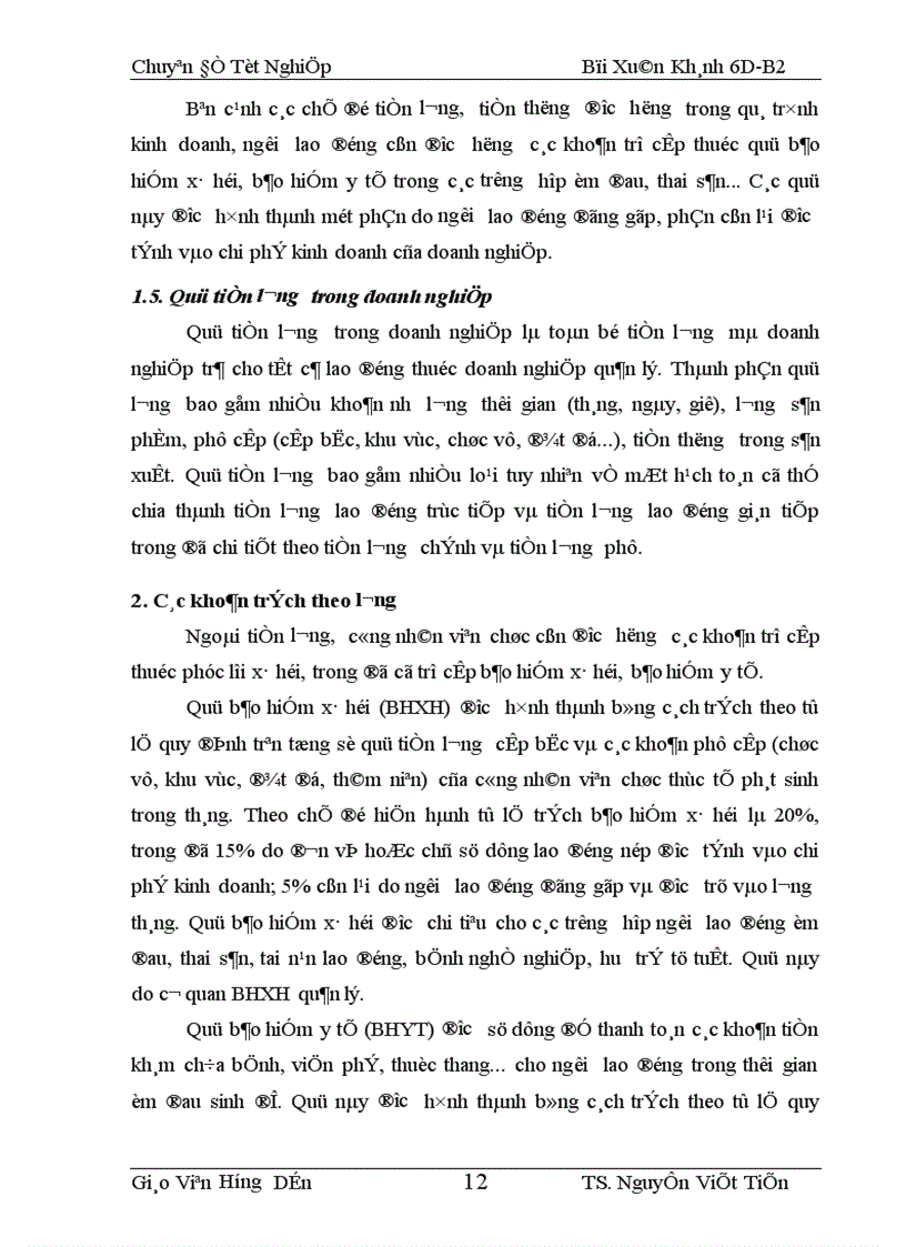 image for page Hoàn thiện kế toán tiền lương và các khoản trích theo lương tại công ty cầu I Thăng Long 1