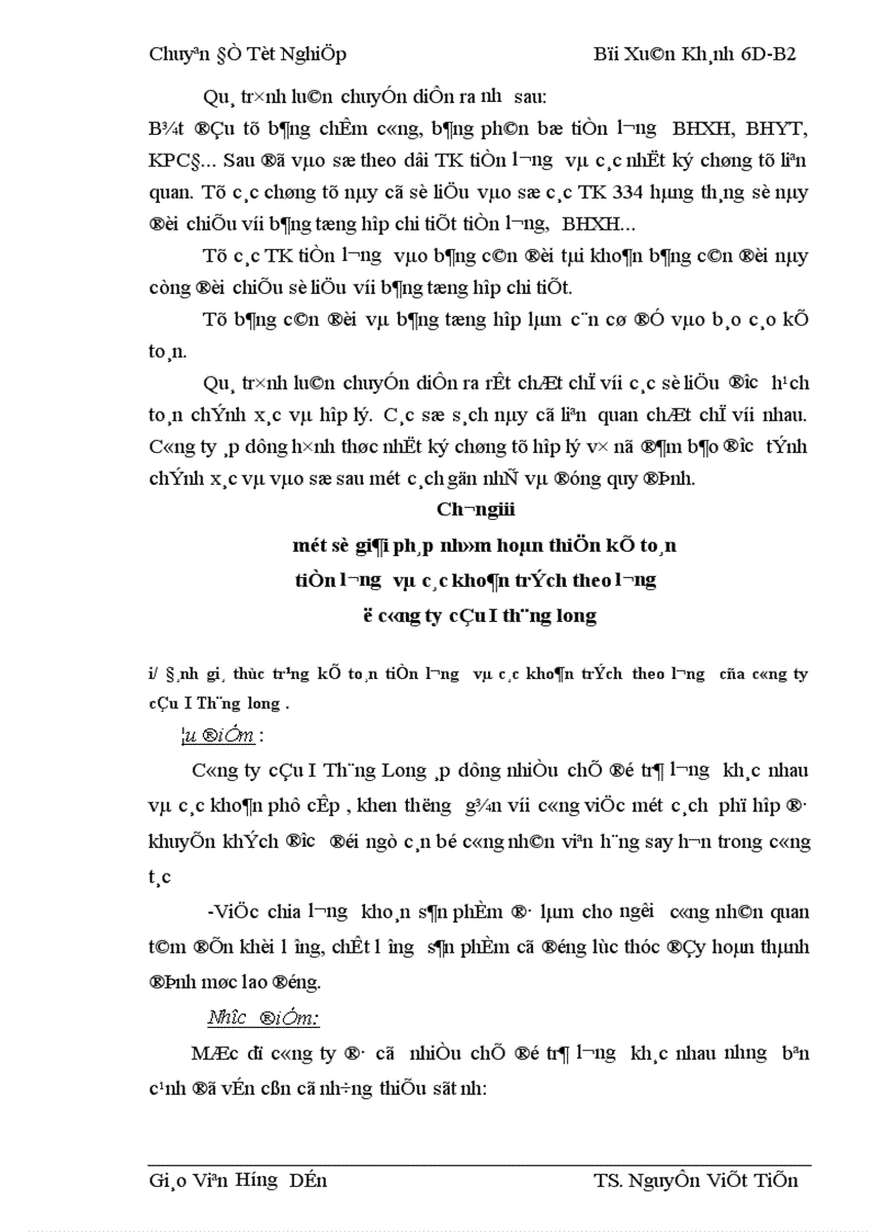 image for page Hoàn thiện kế toán tiền lương và các khoản trích theo lương tại công ty cầu I Thăng Long 1