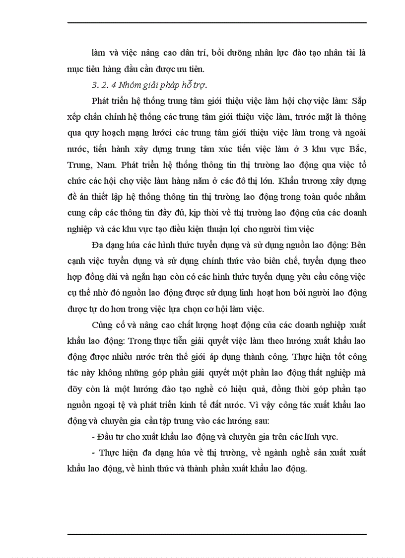 image for page Kế hoạch lao động việc làm và giải pháp giải quyết việc làm ở việc làm ở Việt Nam