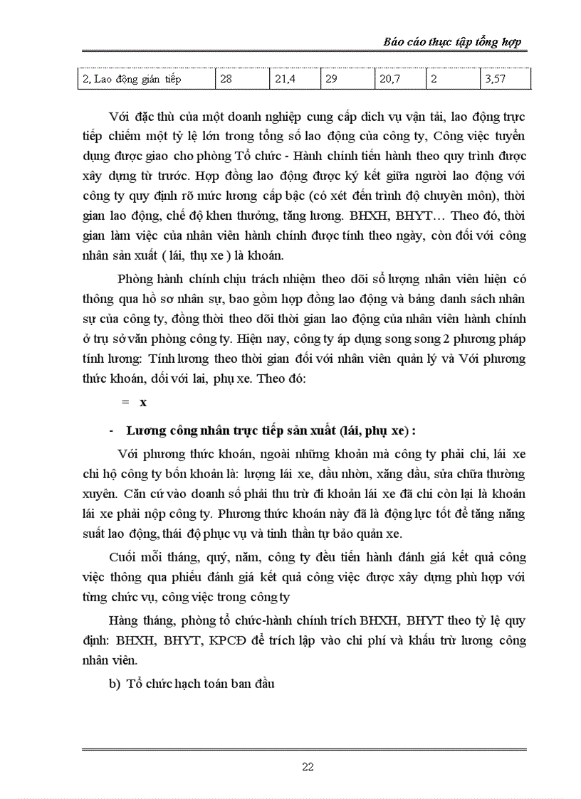 image for page Báo cáo tổng hợp về Công ty cổ phần Vận tải ô tô Điện Biên