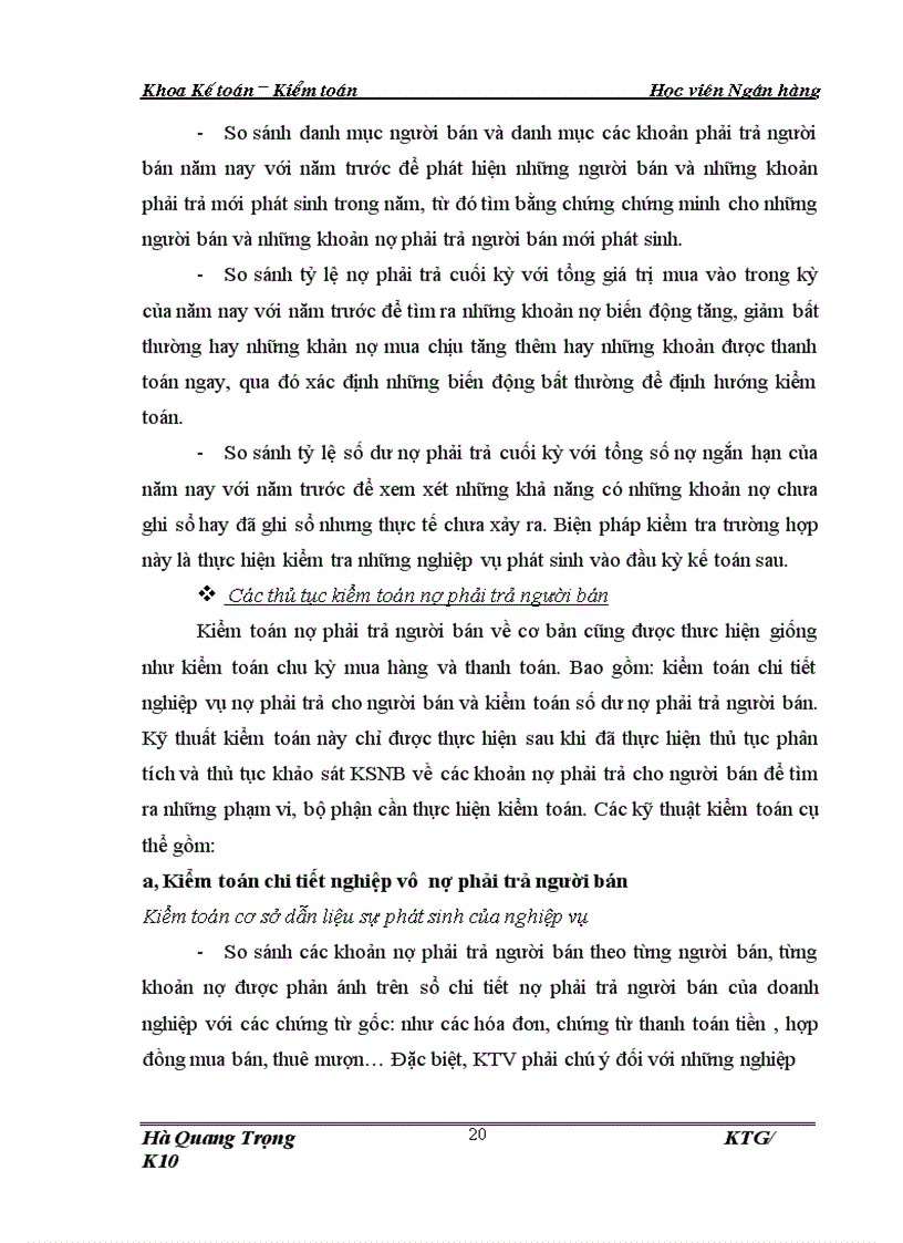 image for page Hoàn thiện quy trình kiểm toán chu kỳ mua hàng và thanh toán trong kiểm toán BCTC do Công ty Kiểm toán và Định giá Việt Nam thực hiện