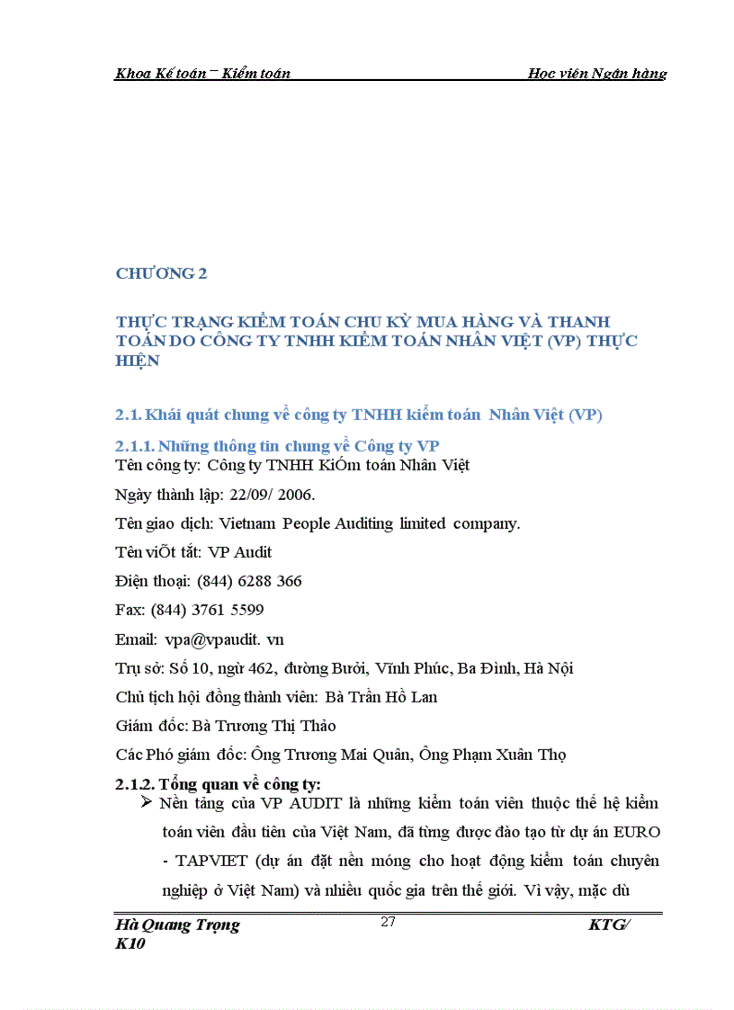 image for page Hoàn thiện quy trình kiểm toán chu kỳ mua hàng và thanh toán trong kiểm toán BCTC do Công ty Kiểm toán và Định giá Việt Nam thực hiện